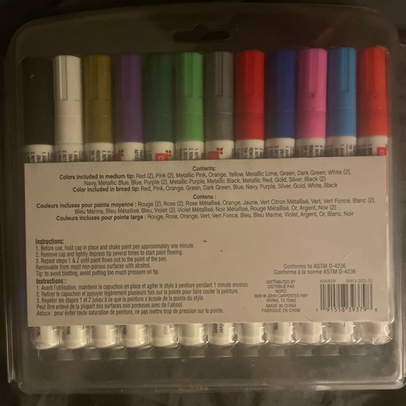 ‼️3/$33‼️ ✨🖋NWT CRAFTSMART PAINT PENS 36 PACK🖋✨ - Picture 2 of 5